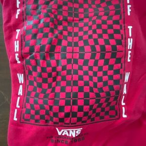 VANS red sweatshirt